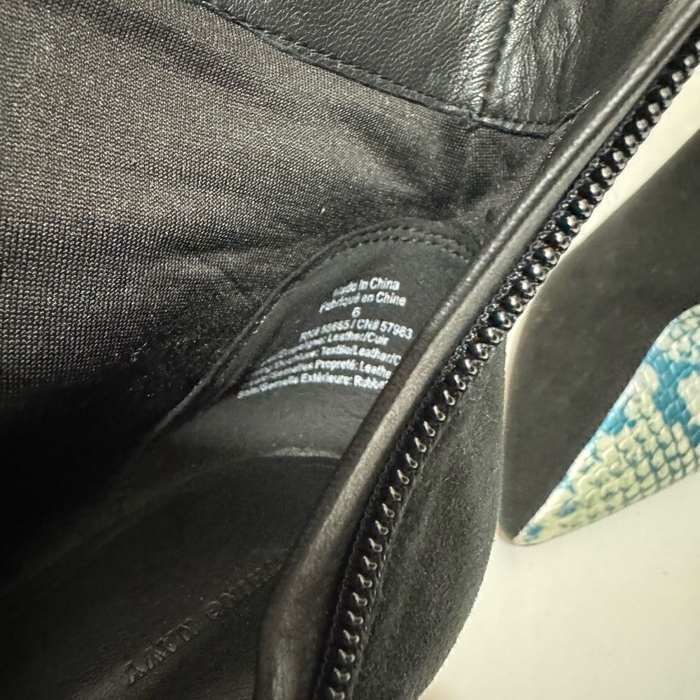 Something Navy Snake Printed Boots size 6 - Picture 7 of 9